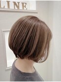 【岡町/ハイライト】3Dカラー/ベージュ