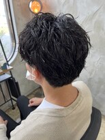 ルーメン 岐阜(ROOO MEN) ツイストスパイラルニュアンスパーマメンズヘア