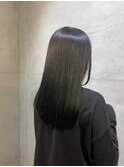 髪質改善＊ロングレイヤーグレーベージュ＊美髪【Zina船橋】