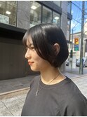 ナチュラル丸みボブ