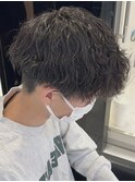 波巻きスパイラルパーマ/シャドウパーマ/メンズパーマ