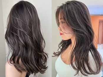 ノラギンザユー(NORA GINZA/U)の写真/【ハイライトで叶える最旬デザインヘア】肌色・瞳の色も美しく映えるオーダーメイドカラーをご提案♪