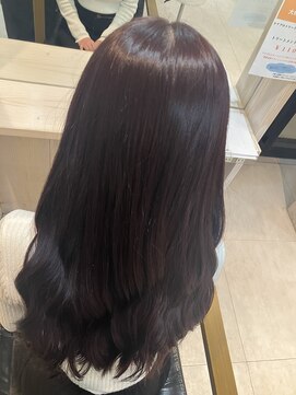 シャルムヘアー(charme hair) ワインレッドカラー
