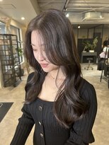 ナンバー(number+)&nbsp;韓国ヘア大人かきあげ風リバース巻き