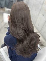 エヌアイ オモテサンドウ(ni omotesando)&nbsp;大人可愛いブラウングレーミックスカラー