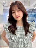 レイヤー/ネビージュ/韓国ヘア/イメチェン/縮毛矯正/中野/