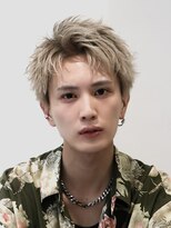 オーシャントーキョー 心斎橋(OCEAN TOKYO WEST)&nbsp;メンズショートスパイキーショートホワイトベージュ