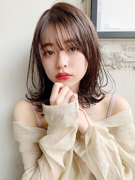 アグノス 青山(Agnos) 小顔美髪シースルーバング薄めバング大人可愛い#260f1022