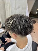 ツイストスパイラルパーマ×フェードカット[稲毛/稲毛駅/メンズ]