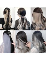 サイ アオヤマ(sai AOYAMA)&nbsp;インナーカラー/イヤリングカラー/韓国風ヘア/グレージュ