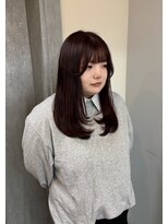 クオーレ(CUORE)&nbsp;レイヤーカット×バーガンディー