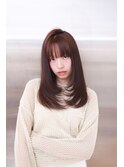 韓国ヘア/海外風レイヤー/レイヤーカット/ミディアム/髪質改善