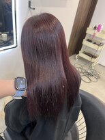 クオン 伊勢崎(QUON.) ブリーチなしワインレッド