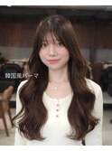 韓国風パーマ/コテ巻き風パーマ/韓国ヘア/レイヤーカット/パーマ