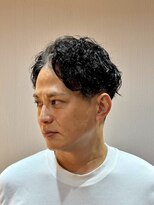 ジェントル(GENTLE) センターパートで魅せる◎潤い艶感スパイラルパーマ