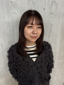 プロッソル 山本店(PROSOL) 透明感カラーと内巻きカットで大人っぽく！