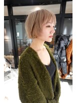 ロヌ(RONU)&nbsp;ボブレイヤー/ベージュカラー