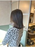 ブリーチなしダブルカラーミルクティーグレージュ