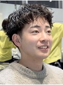 梅田アクティブショートルーズショートパーマツイストパーマ緩め