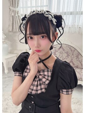 リルミー ミュエナ 大須 矢場町(Lilme myuena) プッカモリ　/ ツインお団子 /クラゲヘア /ヘアメ 名古屋　大須