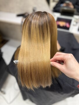 髪屋 紬 髪質改善ストレート