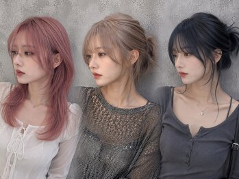 レゼ 町田(ReZE)の写真/『魅力を引き出す【ReZE】の顔周りカット×透明感カラーで、トレンドの韓国風「こなれヘア」を完全再現！