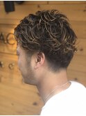 ツーブロックスパイラルパーマ