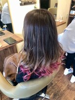 ヘアーアンドメイク サワ 天神店(Sawa)&nbsp;ピンクグラデーション