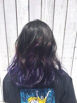 イーアップ バイ ボス(e up by boss)&nbsp;ビビット裾カラー【バイオレット】