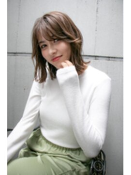 ヘアサロンエム 渋谷店(HAIR SALON M) 切りっぱなし♪ミディアム外ハネ