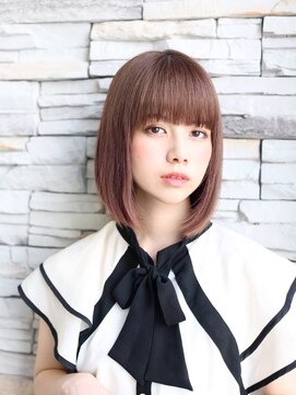 ルーツ(ROOTS) ボブ ナチュラル ハイトーン カラー インナーカラー 渋谷 ROOTS