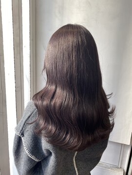 アン(Hair make un) ダークパープル