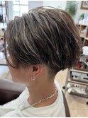 メンズハイライトセンターパートスタイル【延山styling】