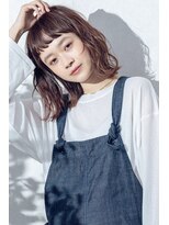顔まわりレイヤーラフウェーブ