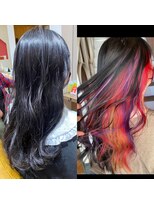 アヴァンス 天王寺店(AVANCE.)&nbsp;インナー7色×ブルーブラック