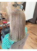 20代 ミルクティー ケアブリーチ 艶髪 髪質改善