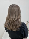 ブリーチありミルクティーグレージュ