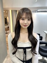 ヴィオットバイサロン(Viot by Salon)&nbsp;前髪あり韓国カール髪質改善姫カットセミディシアーカラー