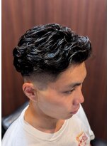 ヒロギンザ 大阪本店(HIRO GINZA)&nbsp;ウェーブパーマ×スキンフェード