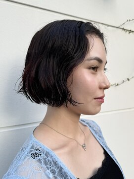 ビュートリアム 福岡(BEAUTRIUM) 秋の癖毛活かしボブ