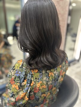 アピッシュ ギンザ(apish ginza) くびれミディアム/くびれヘア/ミディアムヘア/コテ巻き風パーマ