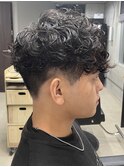 ハイトーンカラー/マッシュパーマ/アースカラー/men's/