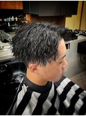 ツイストパーマセンターパートツイスパフェード【ebisu】