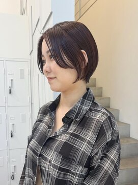 クリアーオブヘアー 一社店(clear OF HAIR) かっこよすぎない丸みなショートボブ
