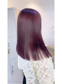 ◎ブリーチなしダブルカラーレッドバイオレットカラー◎
