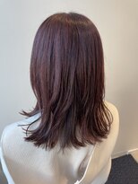 ジュール  くずは駅前(Jour)&nbsp;ピンクカラー切りっぱなしミディアム