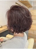 ボブ×perm【ボブ/似合わせカット/ゆるウェーブ/髪質改善/塚口】