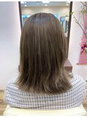ブリーチなしWカラーオリーブベージュ
