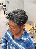 men'sハイライト/ブリーチ/ダークアッシュ/八王子