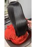 【最上級】酸性ストレート＋シークレットカラー＋髪質改善ボンド＋カット